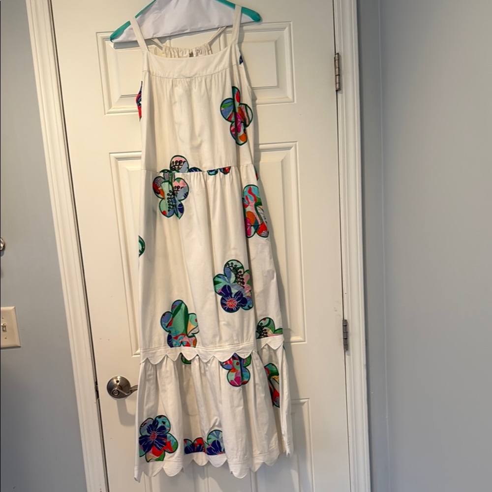 Beau & Ro by Alice Colin Colorful Floral Women's Dress size small - w pockets!